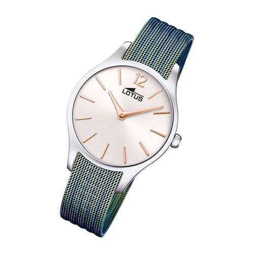 Montre Femme Lotus Elegant 18749/1 Montre-Bracelet En Acier Inoxydable Bliss Bleu Vert Ul18749/1
