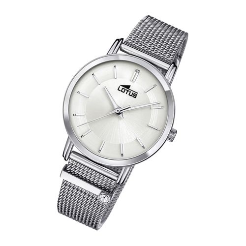 Lotus Montre Pour Femme Mode 18737/1 Montre-Bracelet En Acier Inoxydable Tendance Argent Ul18737/1