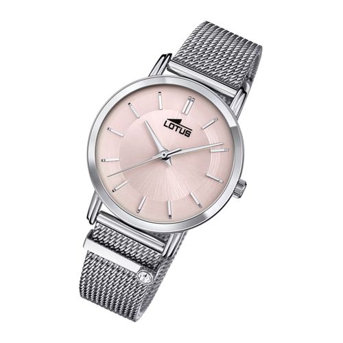 Lotus Montre Pour Femme Mode 18737/2 Montre-Bracelet En Acier Inoxydable Tendance Argent Ul18737/2