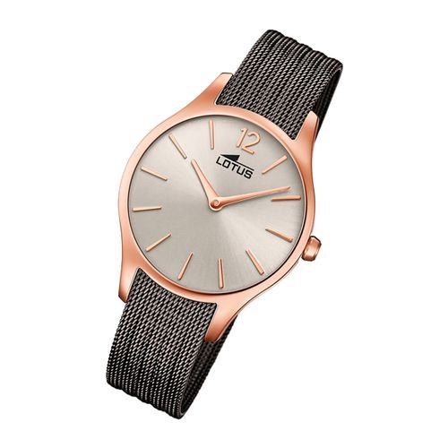 Montre Femme Lotus Elegant 18751/1 Montre-Bracelet En Acier Inoxydable Bliss Noir Ul18751/1