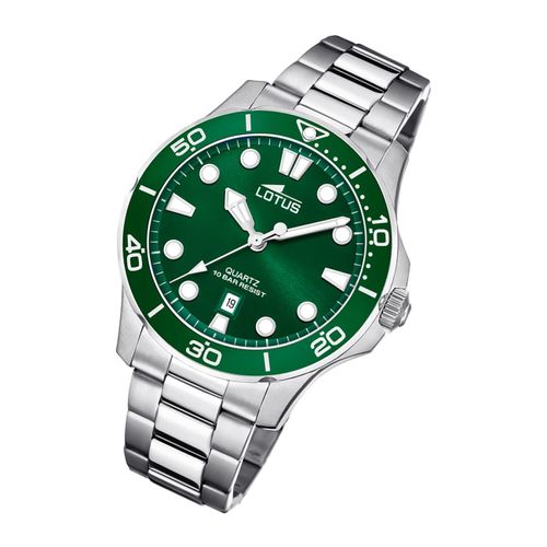 Lotus Montre Pour Hommes Mode 18759/2 Montre-Bracelet En Acier Inoxydable Sport Argent Ul18759/2