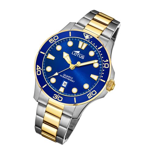 Montre Femme Lotus Mode 18763/1 Montre-Bracelet En Acier Inoxydable Sport Argent Or Ul18763/1