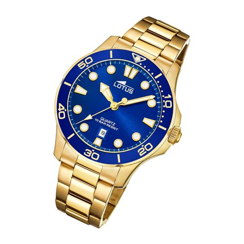 Montre Femme Lotus Mode 18764/1 Montre-Bracelet En Acier Inoxydable Sport Or Ul18764/1