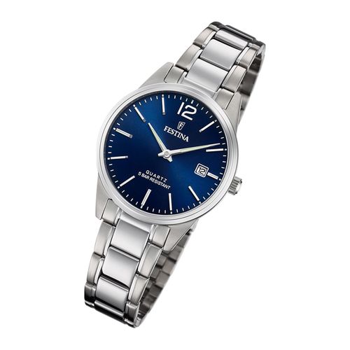 Festina Montre Femme F20509/3 Montre Bracelet En Acier Inoxydable Classique Argent Uf20509/3
