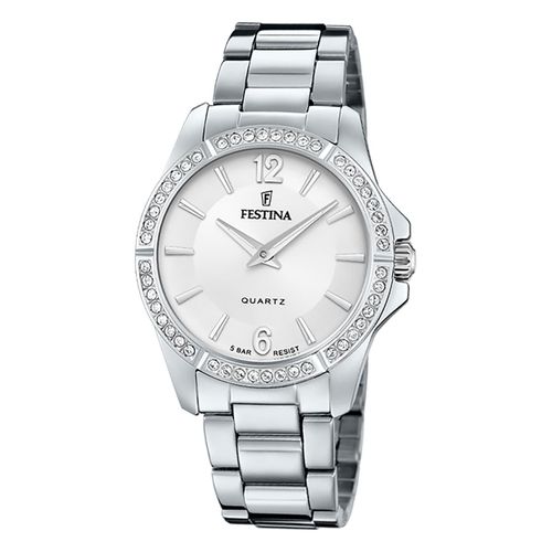 Montre Femme Festina Acier Inoxydable Argent Festina Montre-Bracelet Mademoiselle Uf20593/1