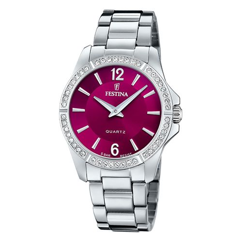 Montre Femme Festina Acier Inoxydable Argent Festina Montre-Bracelet Mademoiselle Uf20593/2