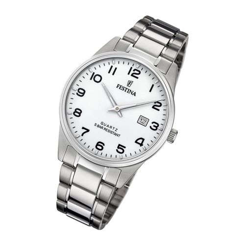 Festina Montre Homme F20511/1 Montre-Bracelet En Acier Inoxydable Classique Argent Uf20511/1