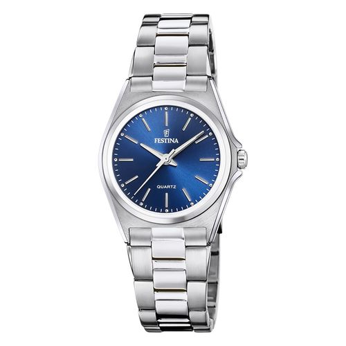 Festina Montre Femme Classique F20553/3 Montre-Bracelet Acier Inoxydable Argent Uf20553/3