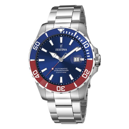 Festina Montre Homme Automatique F20531/5 Montre-Bracelet Acier Inoxydable Argent Uf20531/5