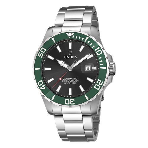 Festina Montre Homme Automatique F20531/2 Montre-Bracelet Acier Inoxydable Argent Uf20531/2