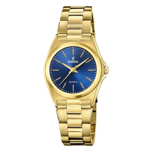 Festina Montre Femme Classique F20557/4 Montre-Bracelet Acier Inoxydable Or Uf20557/4