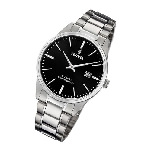 Festina Montre Homme F20511/4 Montre-Bracelet En Acier Inoxydable Classique Argent Uf20511/4