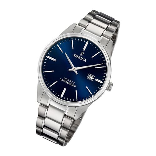 Festina Montre Homme F20511/3 Montre-Bracelet En Acier Inoxydable Classique Argent Uf20511/3