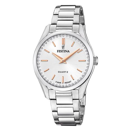 Montre Femme Festina Acier Inoxydable Argent Festina Montre-Bracelet Mademoiselle Uf20583/1