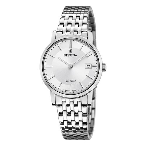 Montre Femme Festina Acier Inoxydable Argent Festina Montre-Bracelet Swiss Made Uf20019/1