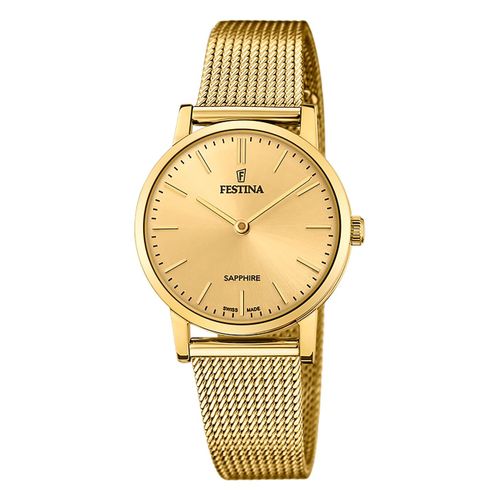 Montre Femme Festina Acier Inoxydable Or Festina Montre-Bracelet Swiss Made Uf20023/2