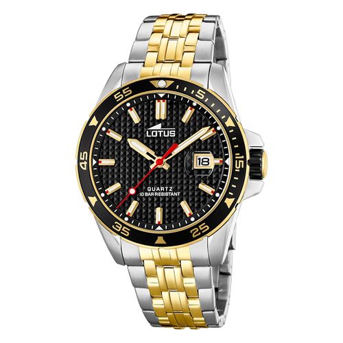 Montre Pour Homme Lotus Excellente Montre-Bracelet En Acier Inoxydable Argent Or Ul18652/4