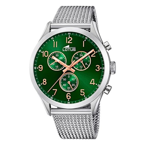 Montre Pour Homme Lotus Montre-Bracelet Minimaliste En Acier Inoxydable Argent Ul18637/2