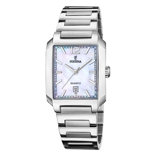 Festina Montre Femme Acier Inoxydable Argent Festina Montre-Bracelet Tendance Uf20679/2
