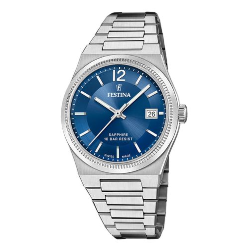 Montre Femme Festina Acier Inoxydable Argent Festina Montre-Bracelet De Fabrication Suisse Uf20035/4
