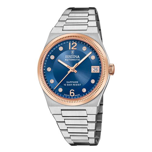 Montre Femme Festina Acier Inoxydable Argent Festina Montre-Bracelet De Fabrication Suisse Uf20031/2