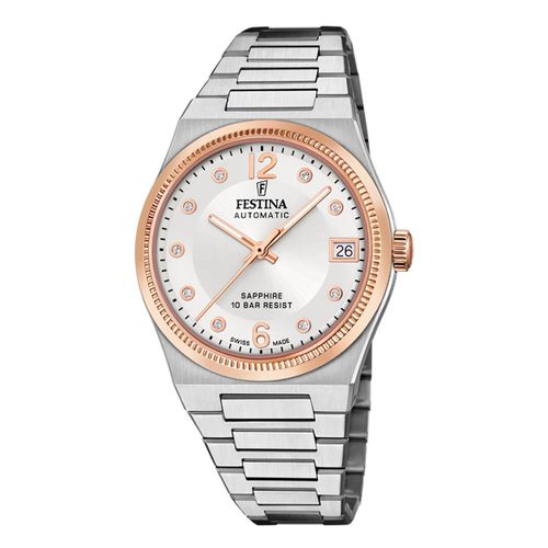 Montre Femme Festina Acier Inoxydable Argent Festina Montre-Bracelet De Fabrication Suisse Uf20031/1