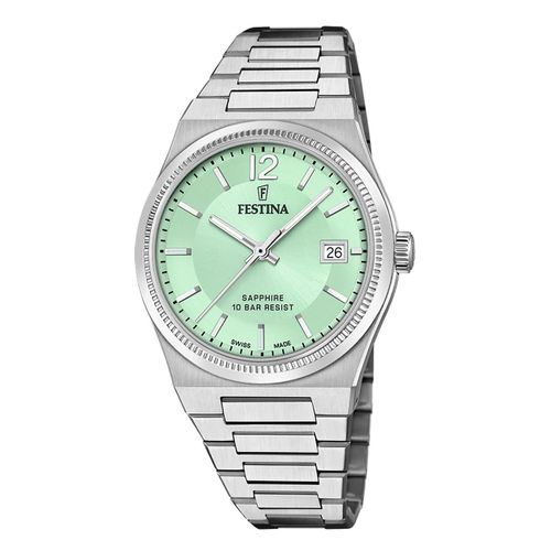 Montre Femme Festina Acier Inoxydable Argent Festina Montre-Bracelet De Fabrication Suisse Uf20035/3