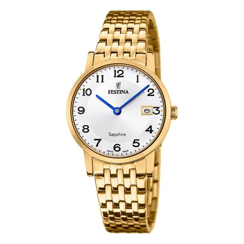 Montre Femme Festina Acier Inoxydable Or Festina Montre-Bracelet De Fabrication Suisse Uf20021/4