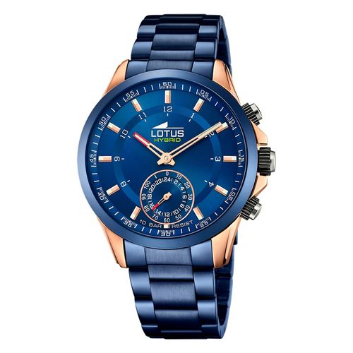 Montre Pour Hommes Lotus En Acier Inoxydable Bleu Montre-Bracelet Lotus Classic Ul18809/1