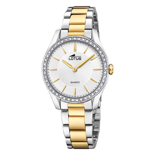 Montre Femme Lotus Acier Inoxydable Argent Or Montre-Bracelet Lotus Classic Ul18797/1