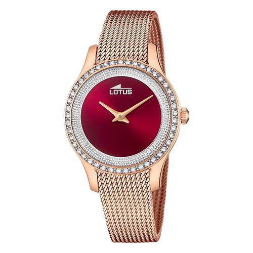 Montre Femme Lotus Acier Inoxydable Or Rose Montre-Bracelet Lotus Classic Ul18828/1