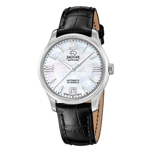 Montre Femme Jaguar Cuir Noir Jaguar Montre-Bracelet Heritage Uj1000/A