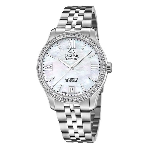 Montre Femme Jaguar Acier Inoxydable Argent Jaguar Montre-Bracelet Heritage Uj997/1