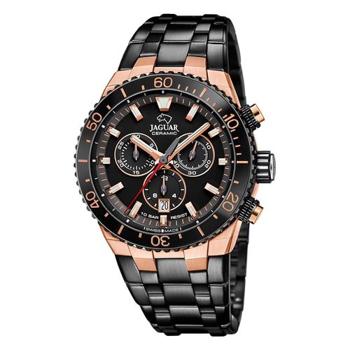 Jaguar Montre Homme Acier Inoxydable Noir Jaguar Montre-Bracelet En Céramique Uj1023/1