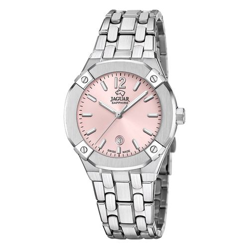 Montre Femme Jaguar Acier Inoxydable Argent Jaguar Montre-Bracelet Diplomatique Uj1016/2
