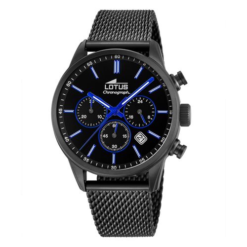 Montre Homme Lotus Khrono Montre-Bracelet Acier Inoxydable Noir Ul18700/3