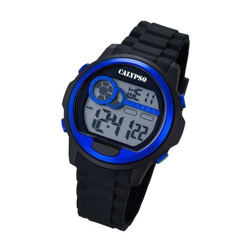 Calypso Montre Pour Hommes K5667/3 Montre-Bracelet En Plastique Pur Numérique Noir Uk5667/3