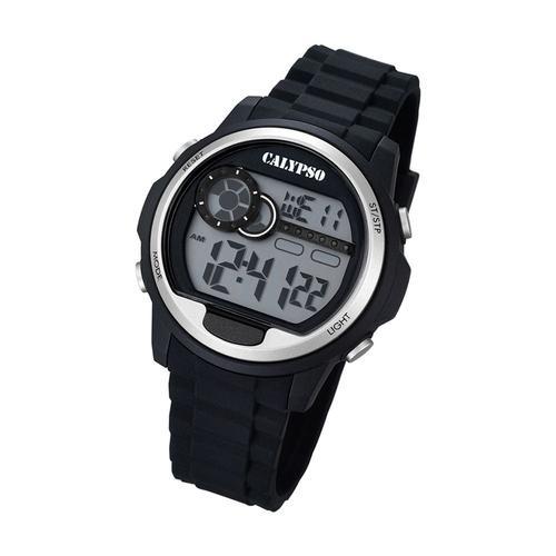 Calypso Montre Pour Hommes K5667/1 Montre-Bracelet En Plastique Pur Numérique Noir Uk5667/1