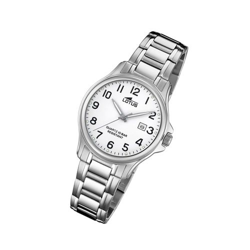 Montre Pour Femme Lotus Élégante 18655/1 Montre-Bracelet En Acier Inoxydable Classique Argent Ul18655/1
