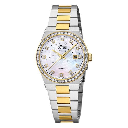 Montre Femme Lotus Acier Inoxydable Argent Or Montre-Bracelet Lotus Classic Ul18886/1