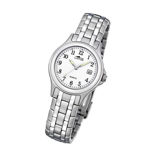 Montre Femme Lotus Élégante L15151/A Montre-Bracelet En Acier Inoxydable Classique Argent Ul15151/A