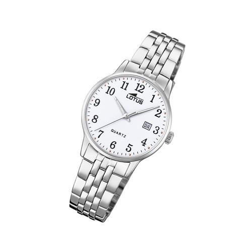 Montre Pour Femme Lotus Élégante 18698/1 Montre-Bracelet En Acier Inoxydable Classique Argent Ul18698/1