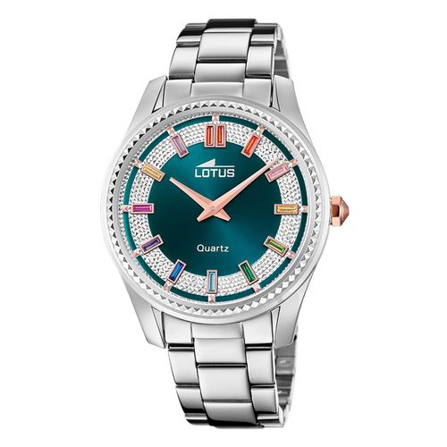 Montre Lotus Pour Femme En Acier Inoxydable Argenté Montre Classique Lotus Ul18898/7