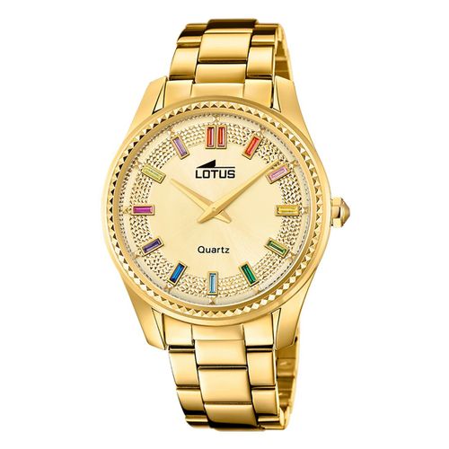 Montre Femme Lotus Cuir Or Montre-Bracelet Lotus Classic Ul18902/2