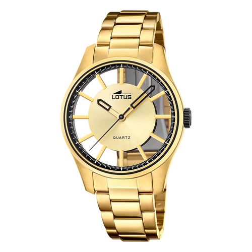 Montre Homme Lotus Acier Inoxydable Or Montre-Bracelet Lotus Classic Ul18903/1