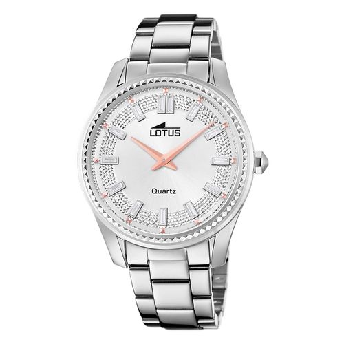 Montre Lotus Pour Femme En Acier Inoxydable Argenté Montre Classique Lotus Ul18898/1