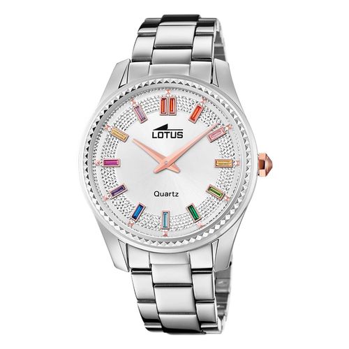 Montre Lotus Femme Acier Inoxydable Argent Montre Classique Lotus Ul18898/2