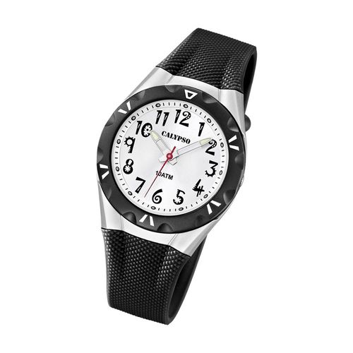 Montre Femme Calypso K6064/2 Montre-Bracelet En Plastique Pur Analogico Noir Uk6064/2