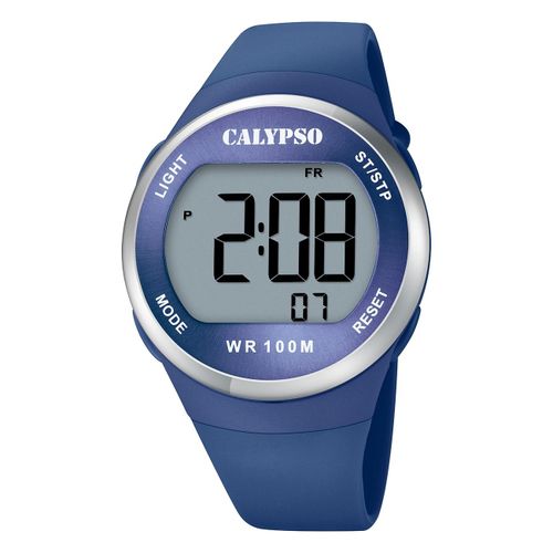 Calypso Montre Homme Jeunesse Numérique K5786/3 Montre-Bracelet En Plastique Bleu Uk5786/3