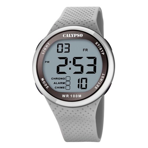 Calypso Montre Homme Jeunesse Numérique K5785/1 Montre-Bracelet En Plastique Gris Uk5785/1